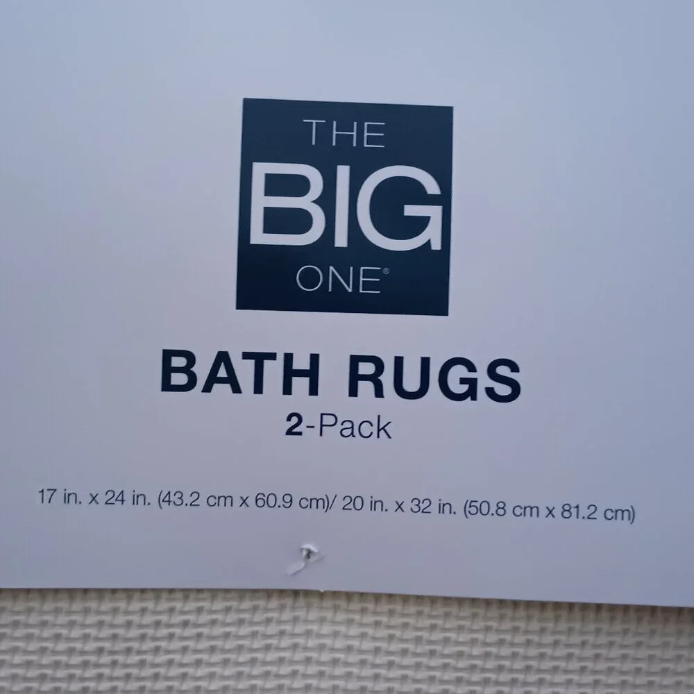 NWT & HTF ~ THE BIG ONE Peanuts 2-Pack Bathroom Rugs